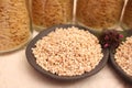 Some dried pearl barley in a bowl Royalty Free Stock Photo