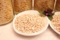 Some dried pearl barley in a bowl Royalty Free Stock Photo