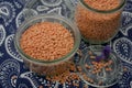 Dried red lentils Royalty Free Stock Photo