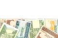 Some ethiopian birr banknotes with copyspace illustrating growing economy and investment