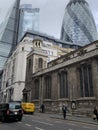Leadenhall Street has always been a centre of commerce in the City of London England Royalty Free Stock Photo