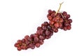 Some fresh grape on white Royalty Free Stock Photo