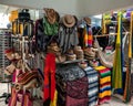 Some of the goods and crafts avaliable for sale at marketplace in Cancun, Mexico Royalty Free Stock Photo