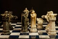 Some Harry Potter Chess Figures Royalty Free Stock Photo