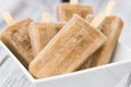 Some homemade Cola Popsicles