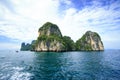 Some island near the Koh hong Hong island Krabi, Thailand. Royalty Free Stock Photo
