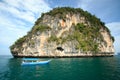Some island near the Koh hong Hong island Krabi, Thailand. Royalty Free Stock Photo