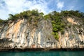 Some island near the Koh hong Hong island Krabi, Thailand. Royalty Free Stock Photo