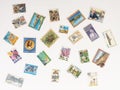 Some italian stamps Royalty Free Stock Photo