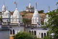 Jain Temples at Sonagiri in the Madhya Pradesh region of India Royalty Free Stock Photo