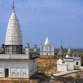 Jain Temples at Sonagiri in the Madhya Pradesh region of India Royalty Free Stock Photo