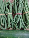 Some Long Beans taken by close up view