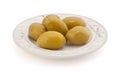 Some marinated olives