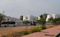Some modern white houses near Gata Bay in Andalusia (Spain)