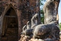 Some no head Buddha image in the temple Royalty Free Stock Photo