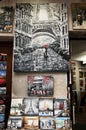 Some paintings of Paris and Tower Eiffel in the gift shops on the way to Sacre Coeur in Montmartre.