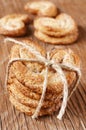 Some palmeras, spanish palmier pastries Royalty Free Stock Photo