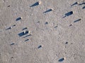 Some pebbles on concrete Royalty Free Stock Photo