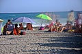 The beach in AlmuÃÂ±ecar 6 Royalty Free Stock Photo