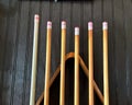 pool cues Royalty Free Stock Photo