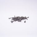 some screws isolated on a white background Royalty Free Stock Photo