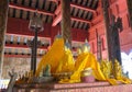 Some small Buddhas in an open Temple Royalty Free Stock Photo