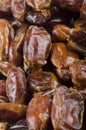 Some sun dried pitted dates Royalty Free Stock Photo