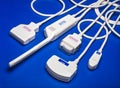 Some ultrasound probes Royalty Free Stock Photo