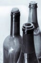 Some very old wine bottles. Royalty Free Stock Photo