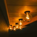 Some vintage retro stylish lamps