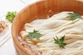 Somen, Japanese noodle dishes, Royalty Free Stock Photo