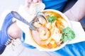 Bouillabaisse french seafood soup