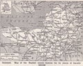 Vintage map of Somerset 1930s