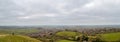 Somerset Landscape cloudy sky Royalty Free Stock Photo