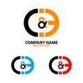 CE,C and E logo letter