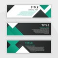 eighth Benner set is color dark green, suitable for professional companies. designed to be online like benner websites, ad
