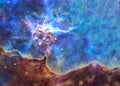 Somewhere in extreme deep space. Carina Nebula complex Royalty Free Stock Photo