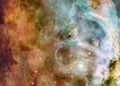 Somewhere in extreme deep space. Carina Nebula star birth Royalty Free Stock Photo
