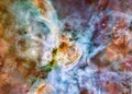 Somewhere in extreme deep space. Carina Nebula star birth