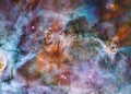 Somewhere in extreme deep space. Carina Nebula star birth Royalty Free Stock Photo