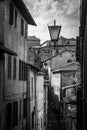 Somewhere in the streets of the old medieval Siena city Royalty Free Stock Photo