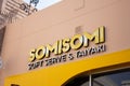 SomiSomi dessert shop sign Royalty Free Stock Photo