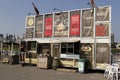 Somkin BBQ food truck Royalty Free Stock Photo