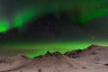 Northern lights in Tromso county , Norway Royalty Free Stock Photo