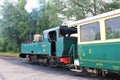 France, Normandy - the old steam locomotive of the Somme Bay Railway Royalty Free Stock Photo