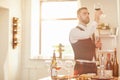 Sommelier Evaluating Wine Royalty Free Stock Photo