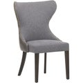 Sommerford Dining Room Chair, Rivet Whidbey Mid-Century Open Back Accent Dining Chair, Bushey Roll Top Tufted Modern Upholstered D Royalty Free Stock Photo