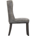 Sommerford Dining Room Chair, Rivet Whidbey Mid-Century Open Back Accent Dining Chair, Bushey Roll Top Tufted Modern Upholstered D Royalty Free Stock Photo