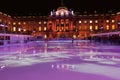 Sommerset House ice rink Royalty Free Stock Photo