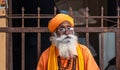 An elderly Indian monk in Somnath